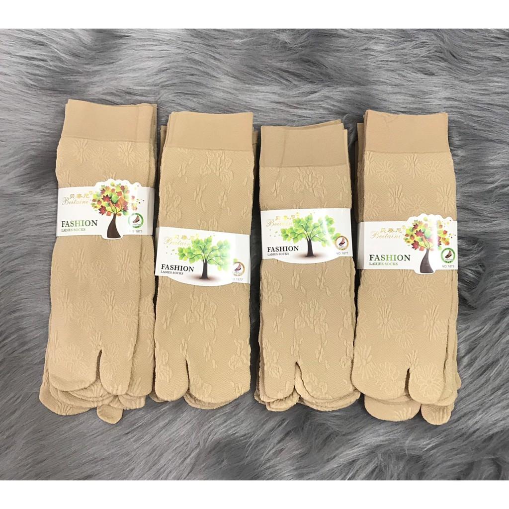 10 đôi tất vớ da nữ , bông dày , thun dày cotton 100% co giãn tốt , ảnh thật , bảo đảm giao đúng hàng