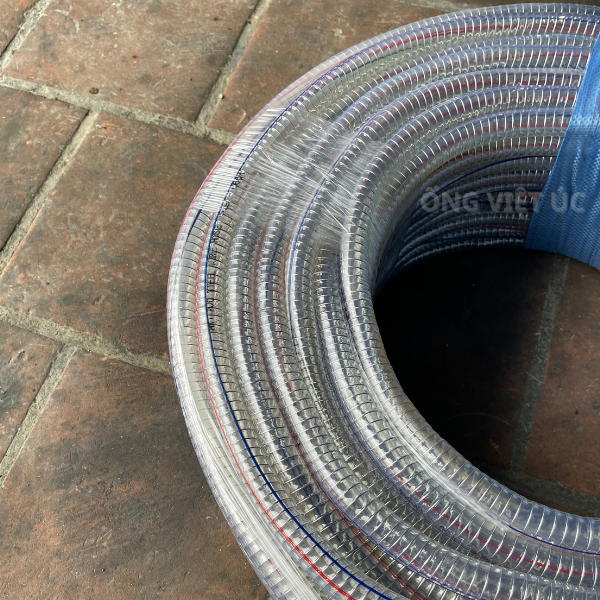 Ống nhựa PVC lõi thép phi 60mm cuộn 30m - Hàng nhập khẩu cao cấp