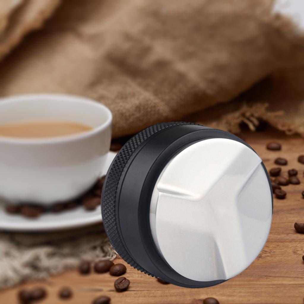 Zinc Alloy Professional Coffee Distributor Leveler Tool Powder Distributor Loosely Distributed Avoid Agglomeration Espresso Distribution Hand Tampers
