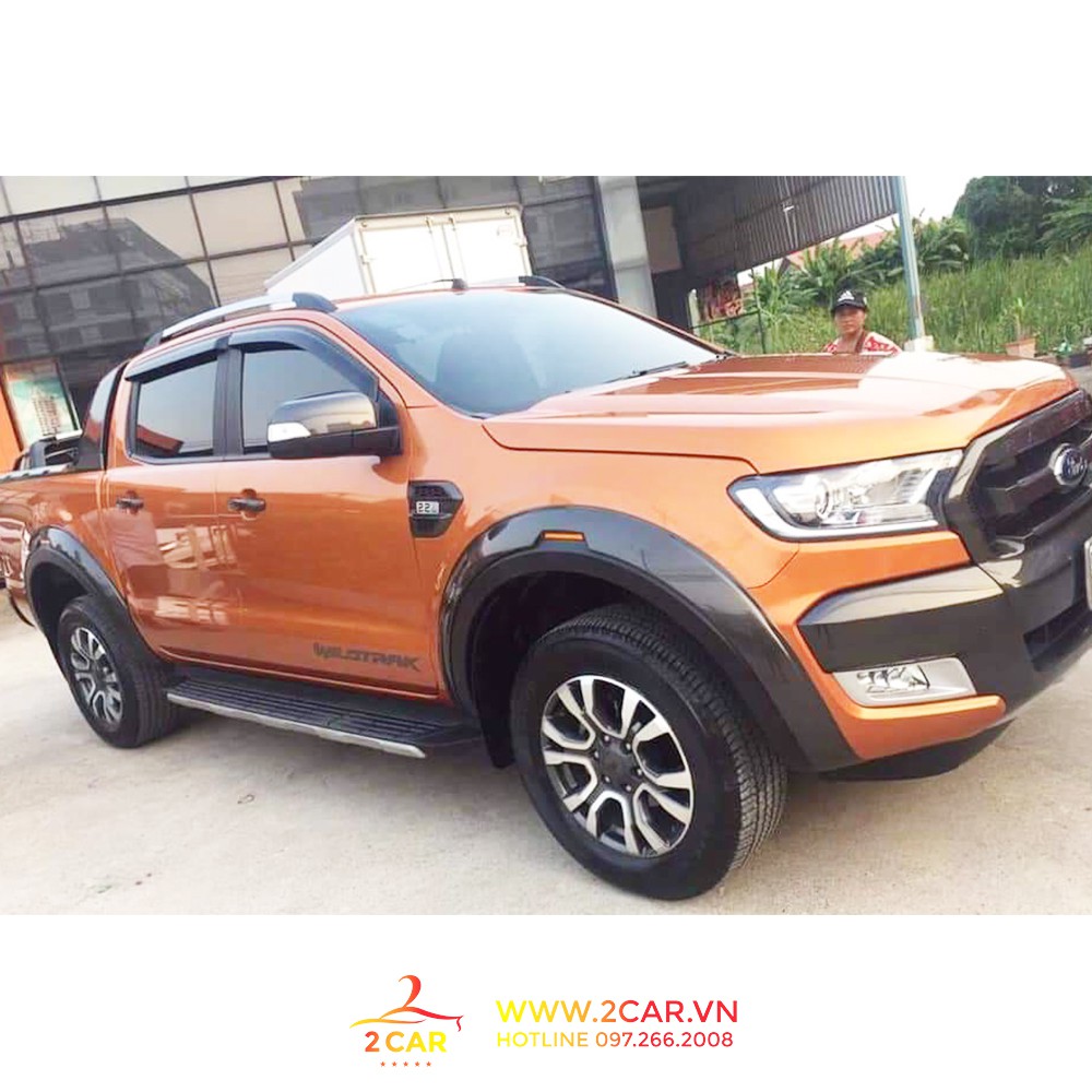 Ốp viền đèn Pha, Hậu xe Ford Ranger 2015-2021 có đèn LED siêu sáng, siêu đẹp