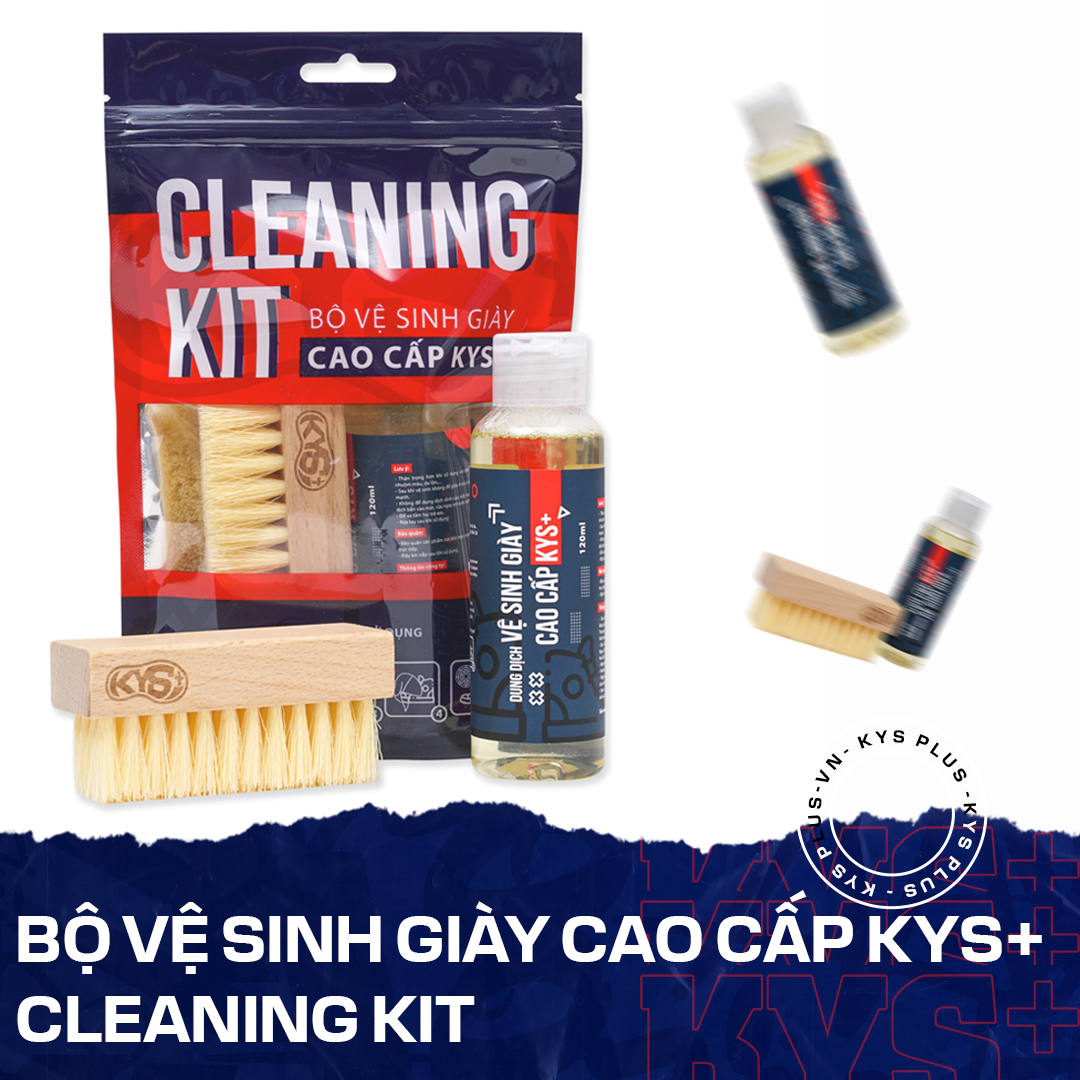 Bộ vệ sinh giày cao cấp - Cleaning Kit KYS+ tẩy trắng cho giày thể thao, giày sneaker, làm sạch giày da, da lộn