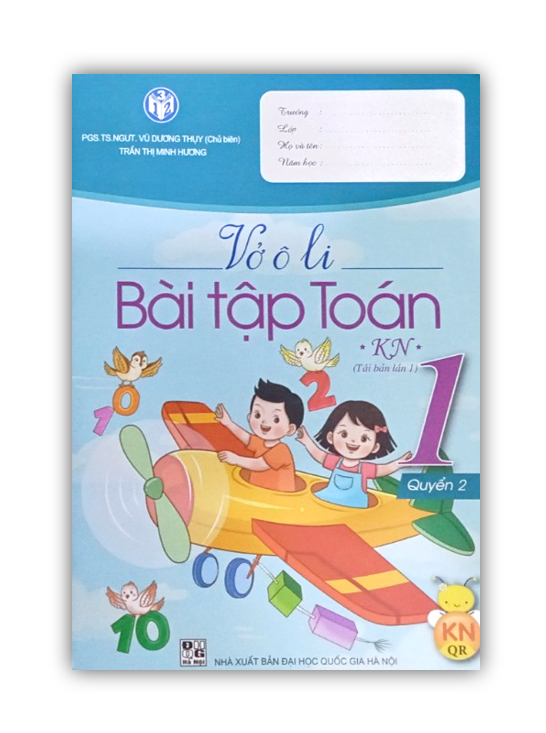 Sách - Vở ô li bài tập Toán 1 Quyển 2