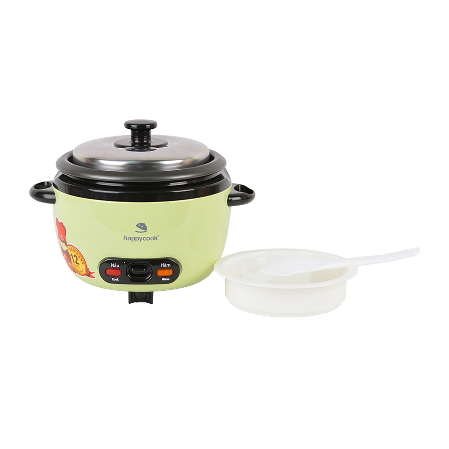 Nồi Cơm Điện Nắp Rời Cơ Happy Cook HCD-061A (0.6L) - Hàng chính hãng