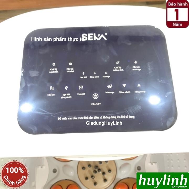 Bồn ngâm massage chân Seka SK195 - 4 mâm xoay + sục khí + điều khiển từ xa - Hàng chính hãng