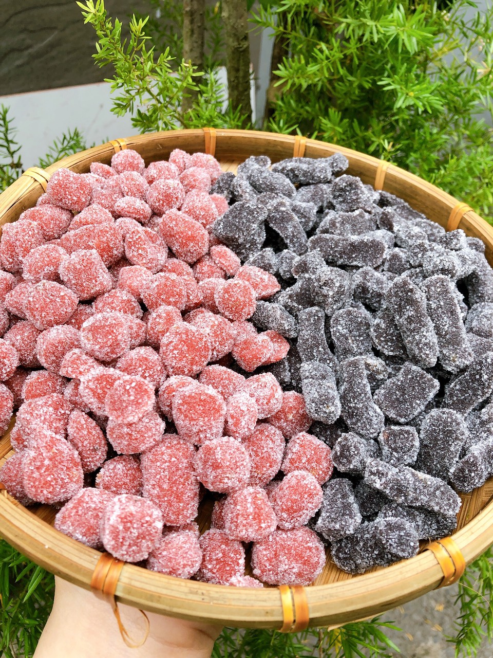 Kẹo Dâu Tây Mix Kẹo Dâu Tằm, Kẹo Dâu Đà Lạt Hũ 400g