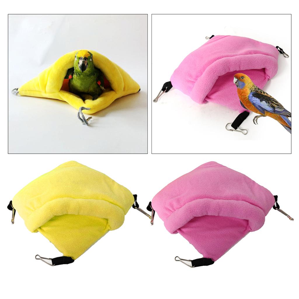 Pet Bird Parrot Sleeping Bed Cotton Hammock for Small Parakeets