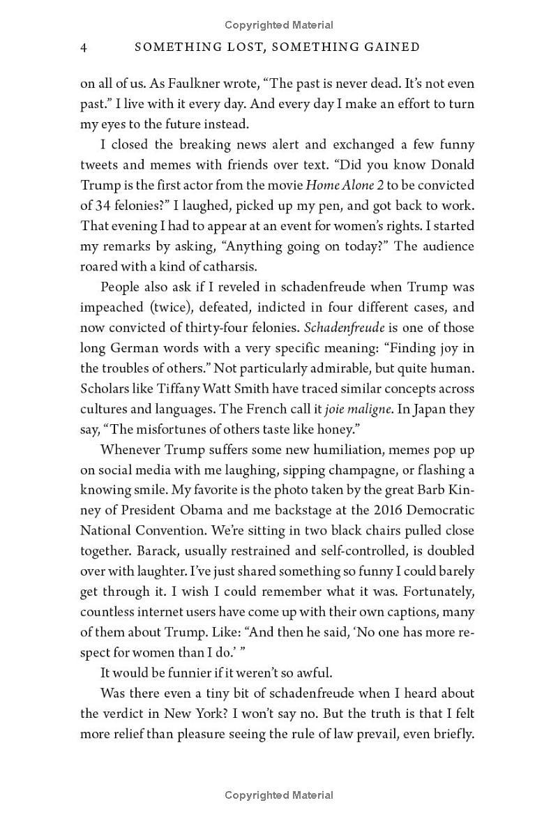 Sách ngoại văn: Something Lost, Something Gained - Reflections On Life, Love, And Liberty