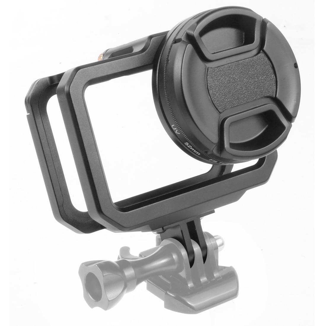 Hợp Kim Nhôm Khung Máy Ảnh Lồng Đế Giày Lạnh Từ Bộ Chuyển Đổi Có Thể Gập Lại Cho GoPro Hero 11 10 9 Phụ Kiện Làm Mát Lồng Giàn Khoan