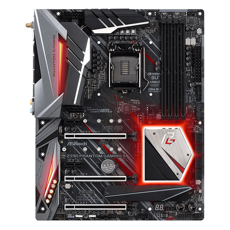 Bo Mạch Chủ Mainboard ASRock Z390 Phantom Gaming 9 Socket 1151 - Hàng Chính Hãng