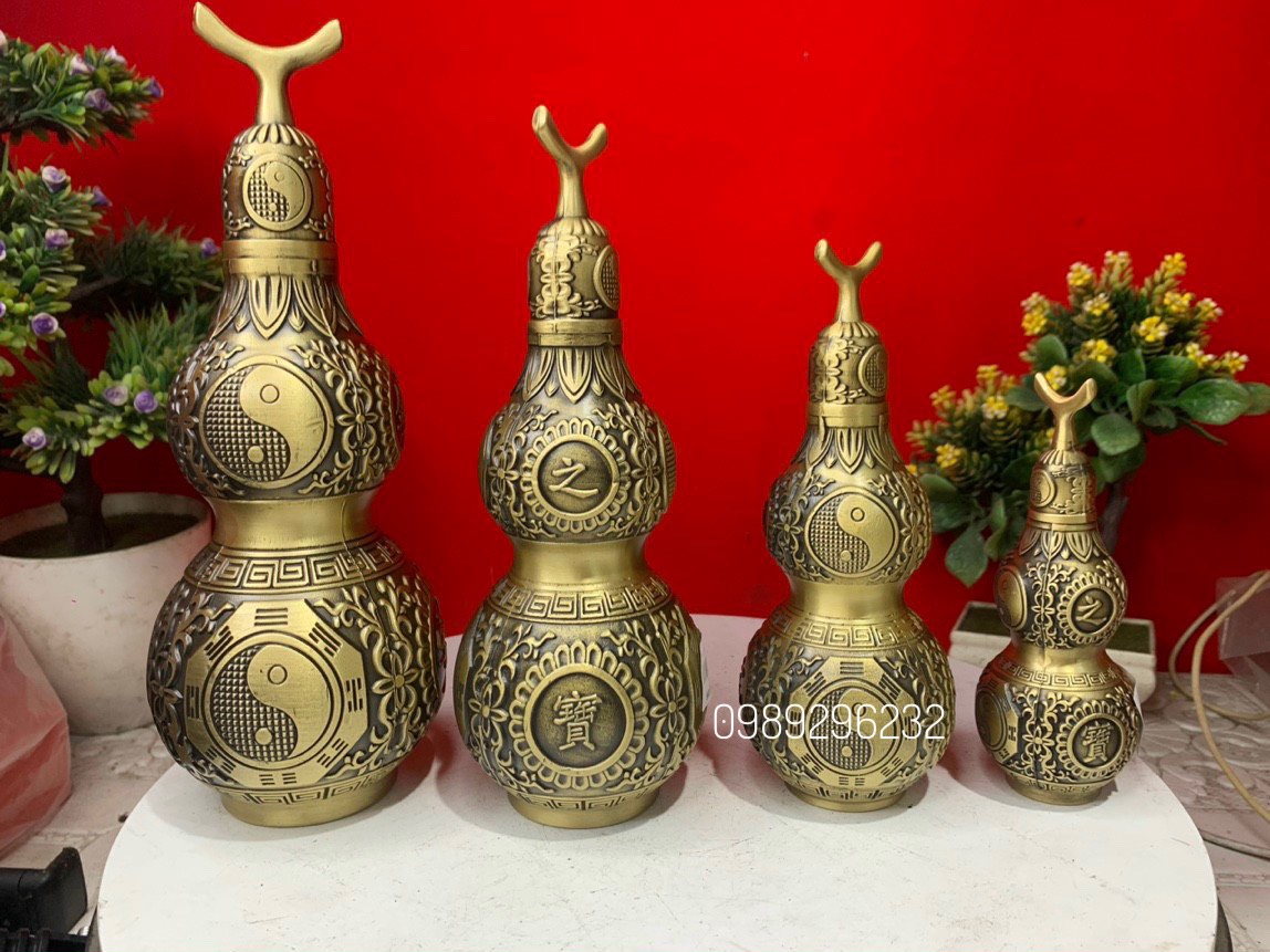 Hồ Lô bát quái phong thuỷ bằng đồng
