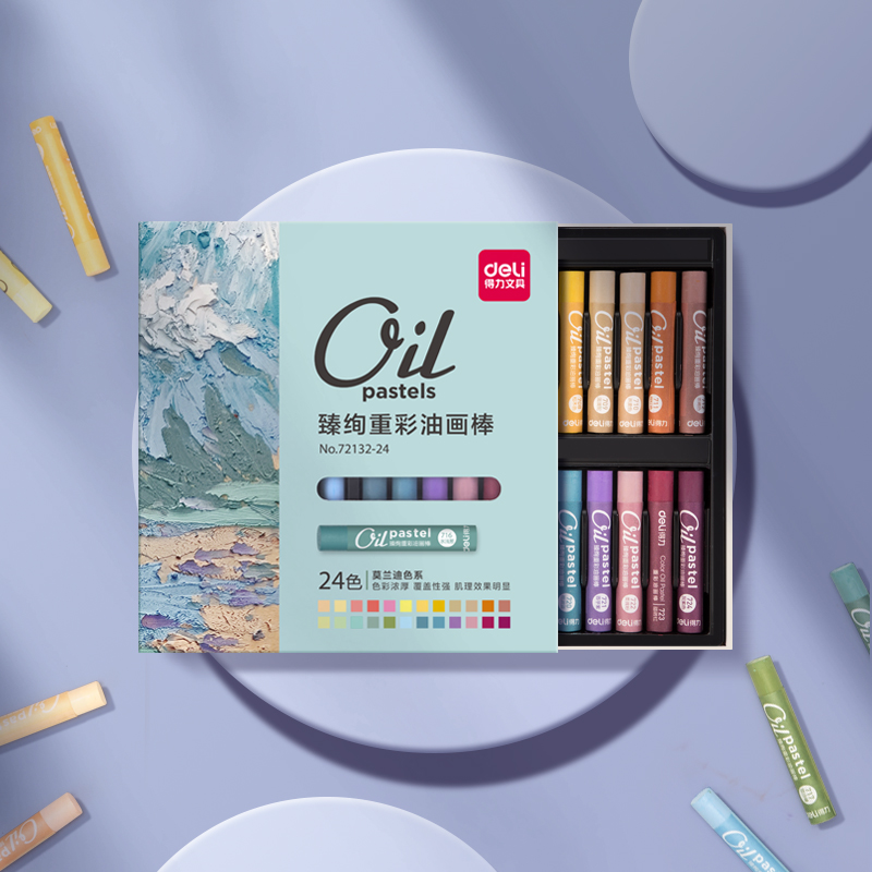 Bút sáp dầu màu Morandi Deli - 72132