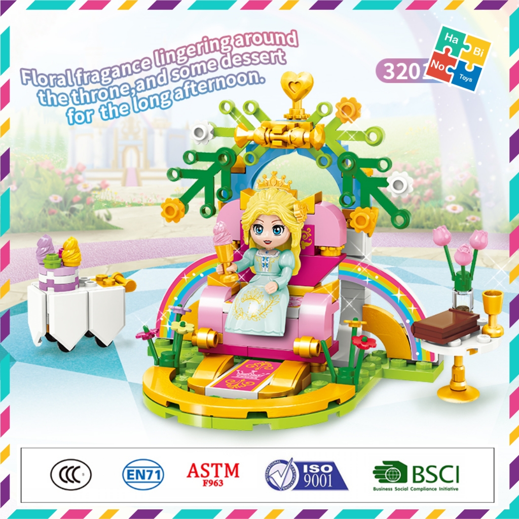 Bộ Lắp Ghép Đồ Chơi Cho Bé Gái Qman Giấc Mơ Về Hoa Và Cầu Vồng 32011 Cho Trẻ Từ 6 Tuổi Gồm 4 Hộp