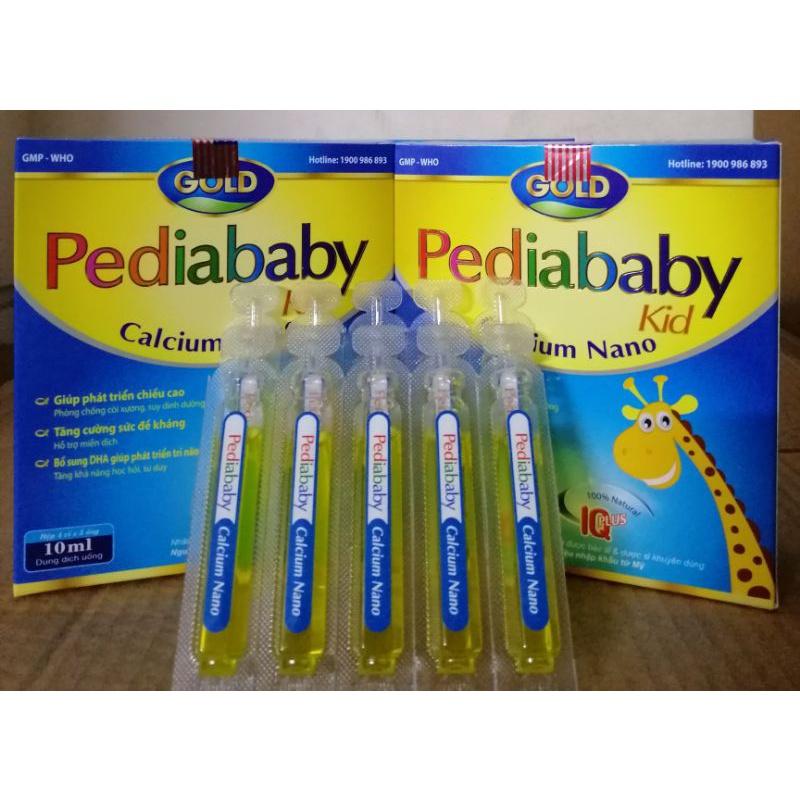 Pediababy Kid Gold bổ sung canxi giúp phát triển chiều cao, tăng sức đề kháng cho bé