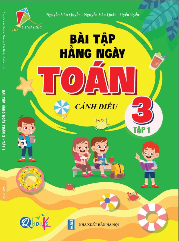Sách - Combo Bài Tập Hằng Ngày Toán và Tiếng Việt Lớp 3 - cánh diều - Tập 1, 2 (2 cuốn)