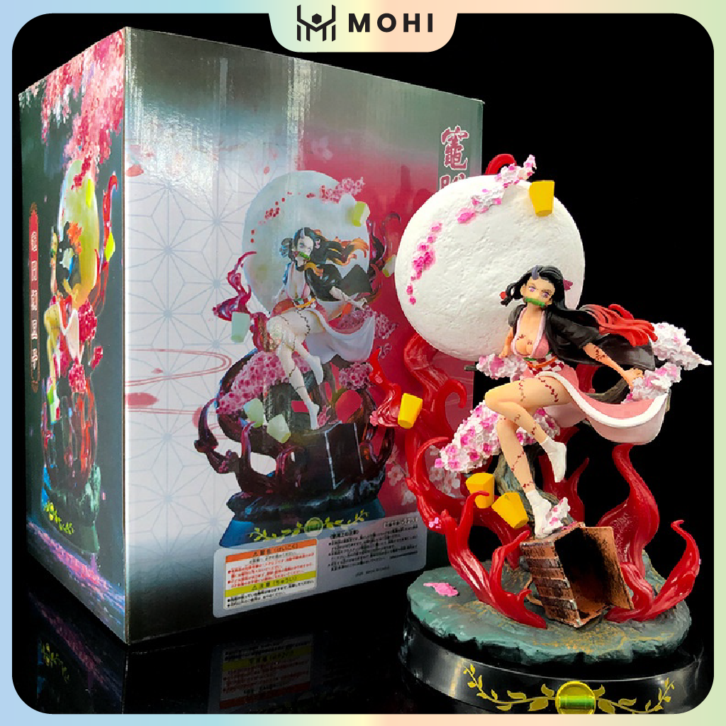 Mô Hình Kimetsu No Yaiba Nezuko ánh trăng siêu quyến rũ. Cao 31cm, nặng 1,5kg. Figure anime kimetsu no yaiba thanh gươm