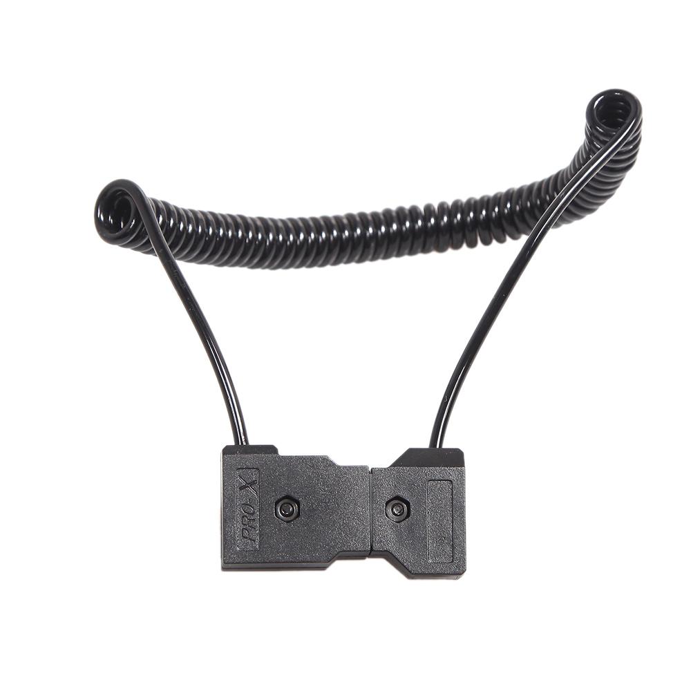 Cáp nối dài D-TAP 2 Pin Male to Female cho Máy ảnh DSLR Rig Anton Bauer Pin V-mount Dtap to Dtap đàn hồi