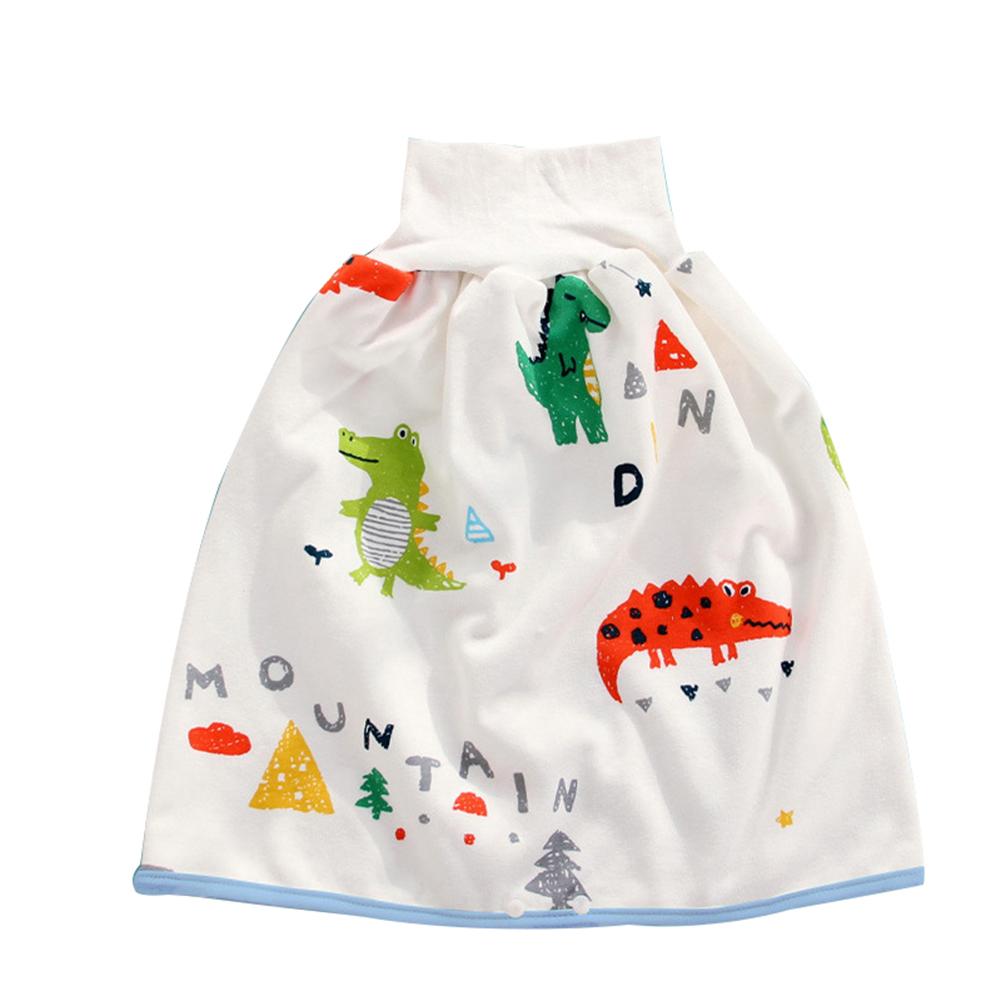 Tã váy bằng vải cotton chống thấm nước có thể giặt sạch tiện lợi cho bé gái