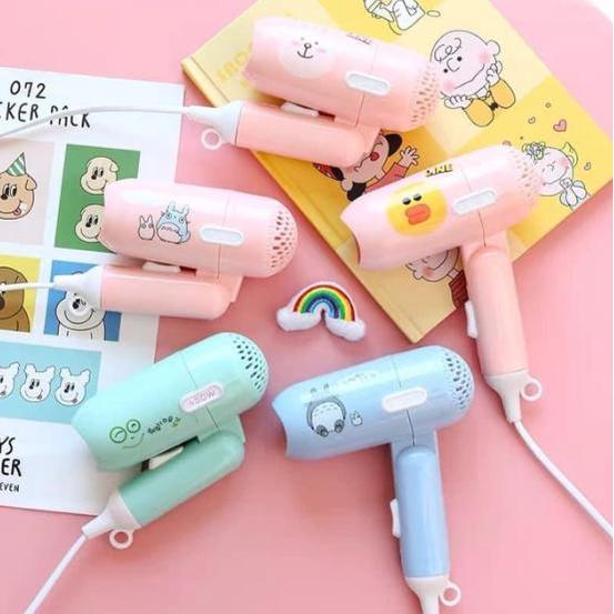 Máy sấy tóc hình thú mini gấp gọn-dùng đi du lịch tiện lợi