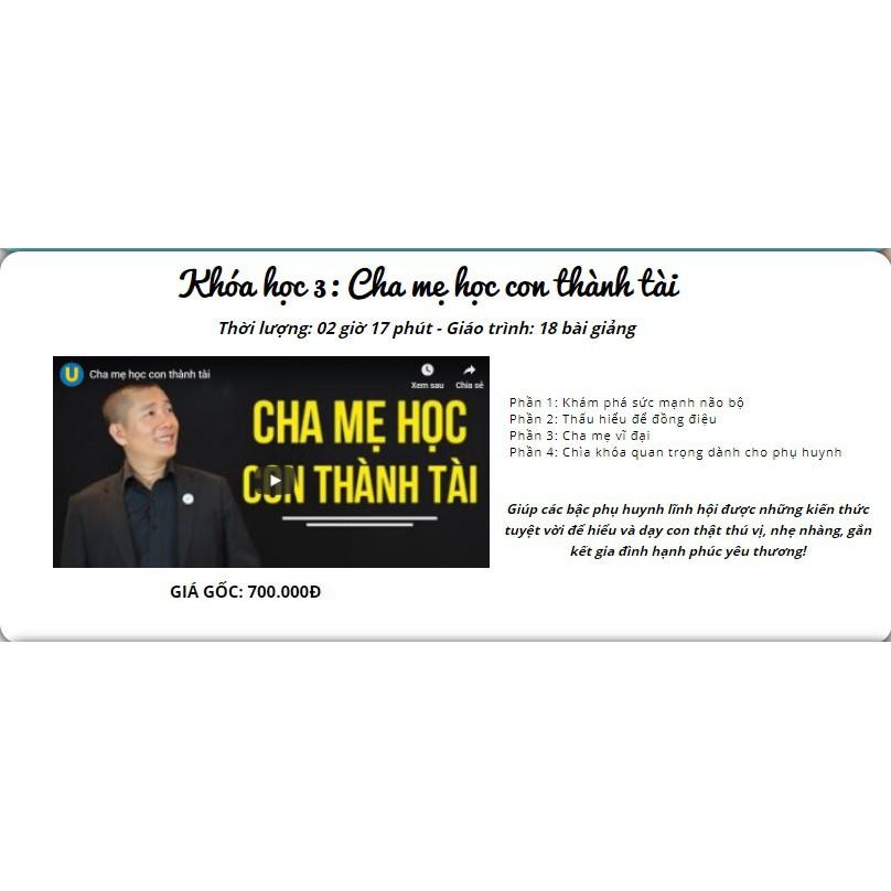 TỔNG HỢP 4 KHÓA HỌC ONLINE BÁN CHẠY NHẤT CỦA KỶ LỤC GIA NGUYỄN PHÙNG PHONG!