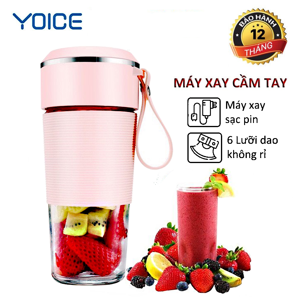Máy Xay Sinh Tố Cầm Tay YOICE REKKY . máy xay sinh tố mini - Hàng Chính Hãng