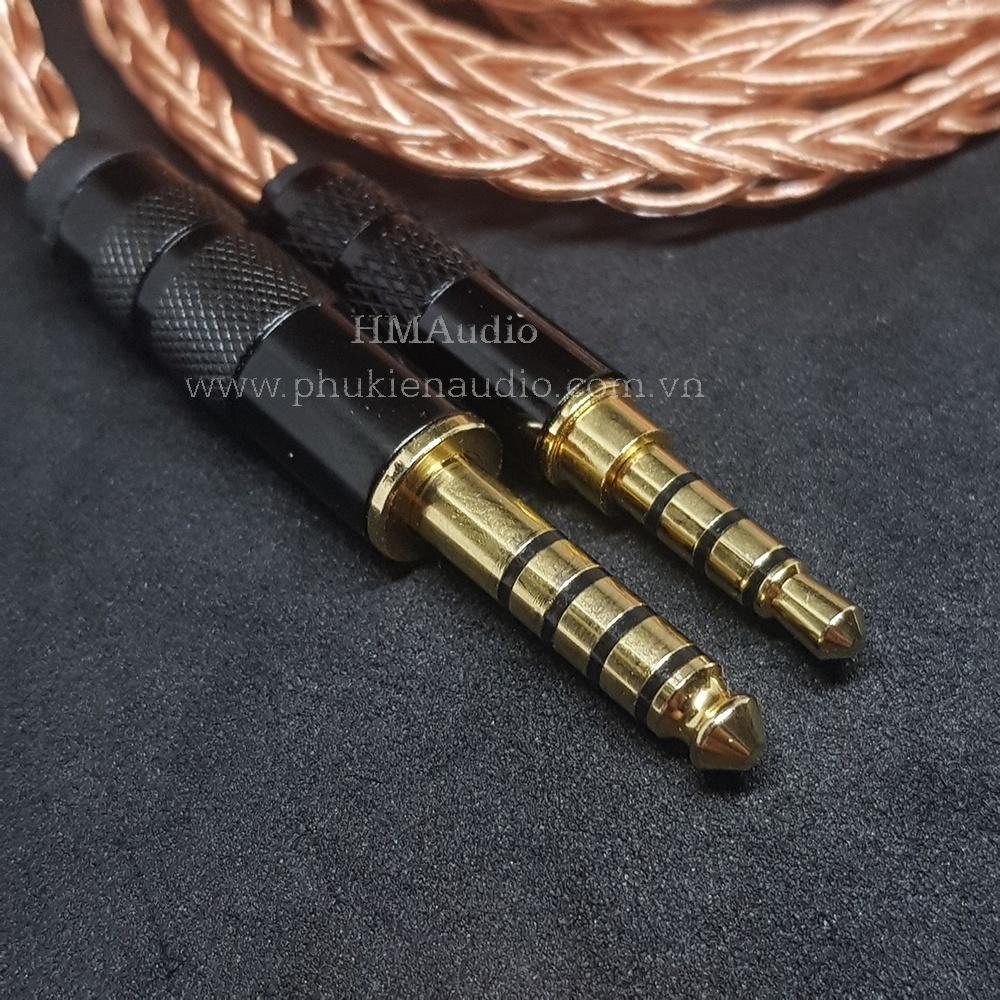 Dây tai nghe đồng OFC 1.0mm tết 8 - Connector for Headphone DT240 Pro