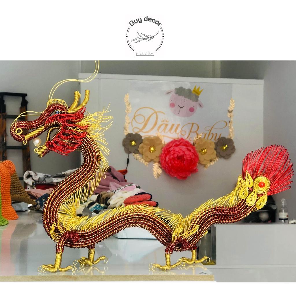 Rồng Dây Nhôm Handmade| Tuyệt Phẩm Để Bàn- Chưng Tết- Quà Tặng