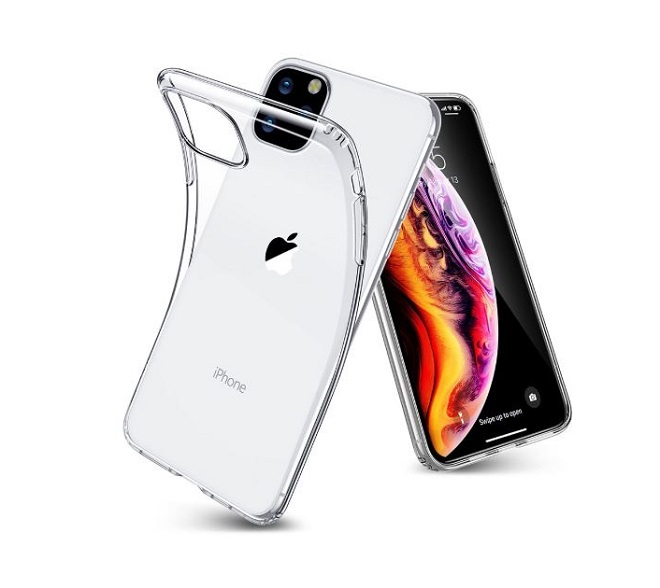 Ốp lưng silicon trong suốt cho iPhone 11 Pro siêu mỏng 0.55mm