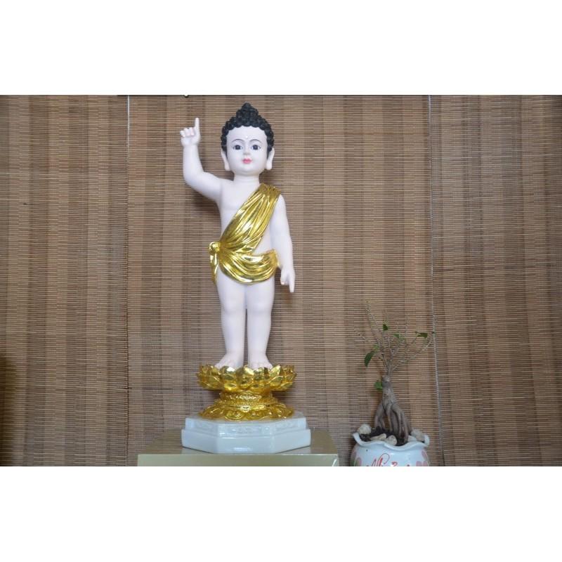 Tượng phật Hoa Tiên_ Đản sanh 60cm