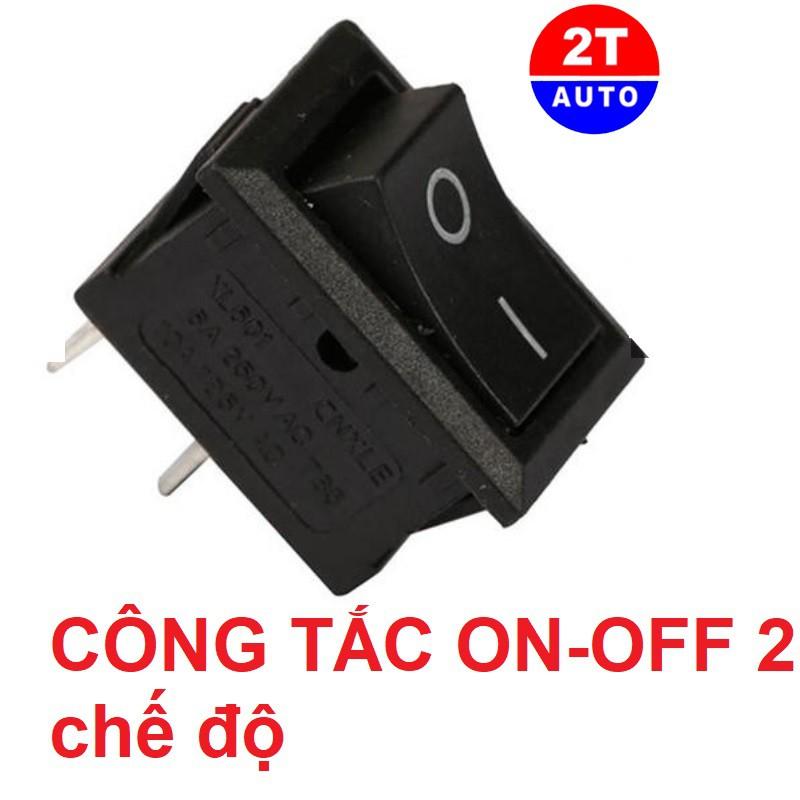 CÔNG TẮC 12V DC- 250V AC TẮT MỞ BẬP BÊNH ON OFF 2 CHẾ ĐỘ KHÔNG CÓ ĐÈN:  SKU:181