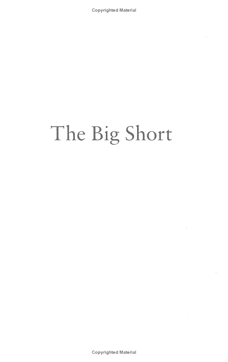 The Big Short