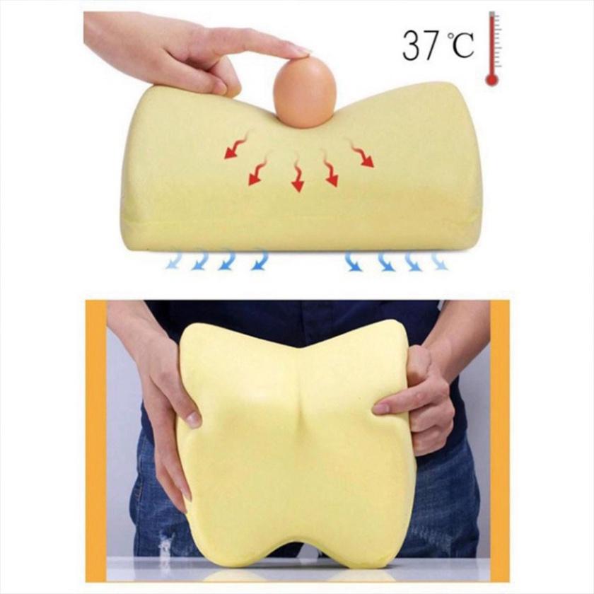 Bộ Gối Tựa Cổ,Tựa Lưng Ô Tô, Xe Hơi Chất Liệu Cao Su Non Nguyên Khối Bọc Da Cao Cấp Chống Đau Mỏi Cổ - Vai Gáy