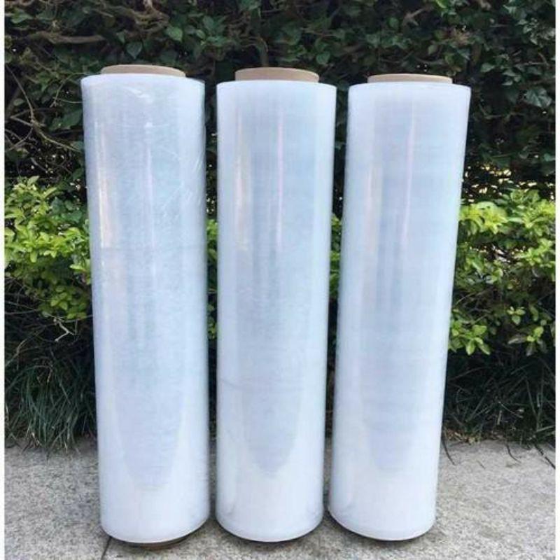 Màng Pe Quấn hàng 50cm, quấn pallet bọc hàng hóa dày dặn dính chắc chắn Nặng 2.4KG