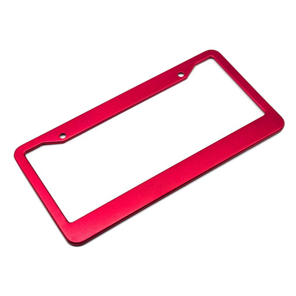 Metal Aluminium Alloy Anodized Car License plate frame holder Blank