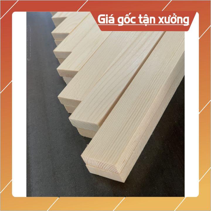 Thanh gỗ Thông 332 x 25 x 8,5 (mm) bào láng 4 mặt