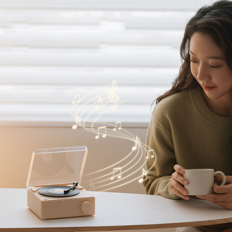 Loa Bluetooth Retro Giả Lập Đĩa Than X11