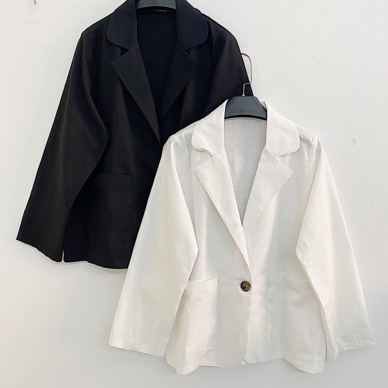 áo blazer 2 màu kèm ảnh thật