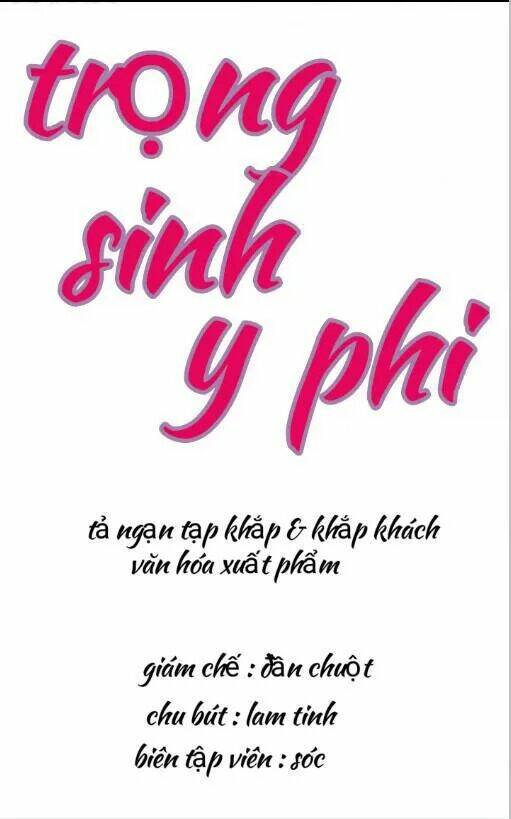 trọng sinh y phi chapter 6 2
