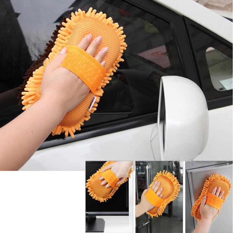 Miếng san hô rửa xe Microfiber siêu mịn tiện dụng