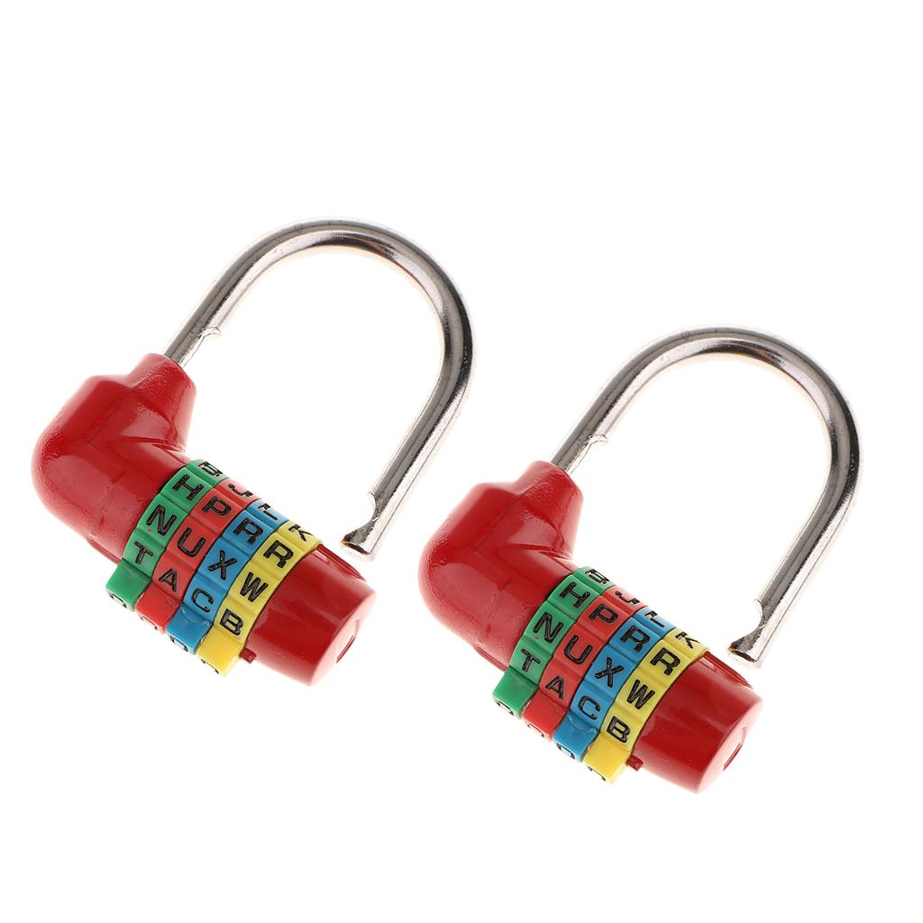 2x Luggage Lock   Letter Padlock