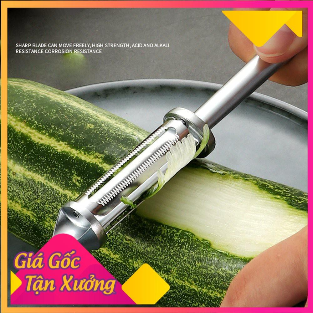 Nạo rau củ quả Inox cao cấp đa năng 4 in 1 Nạo vỏ và bào sợi rau củ quả, THÉP KHÔNG GỈ SÁNG BÓNG, BỀN ĐẸP