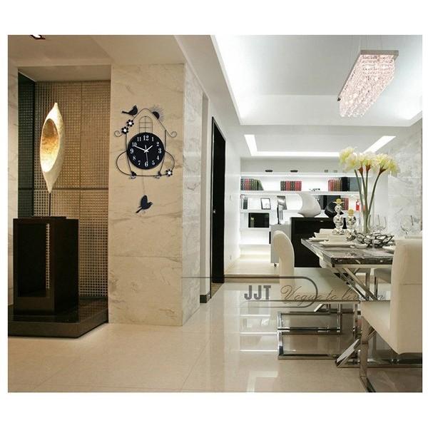 Đồng hồ treo tường gia đình chim én CM1302