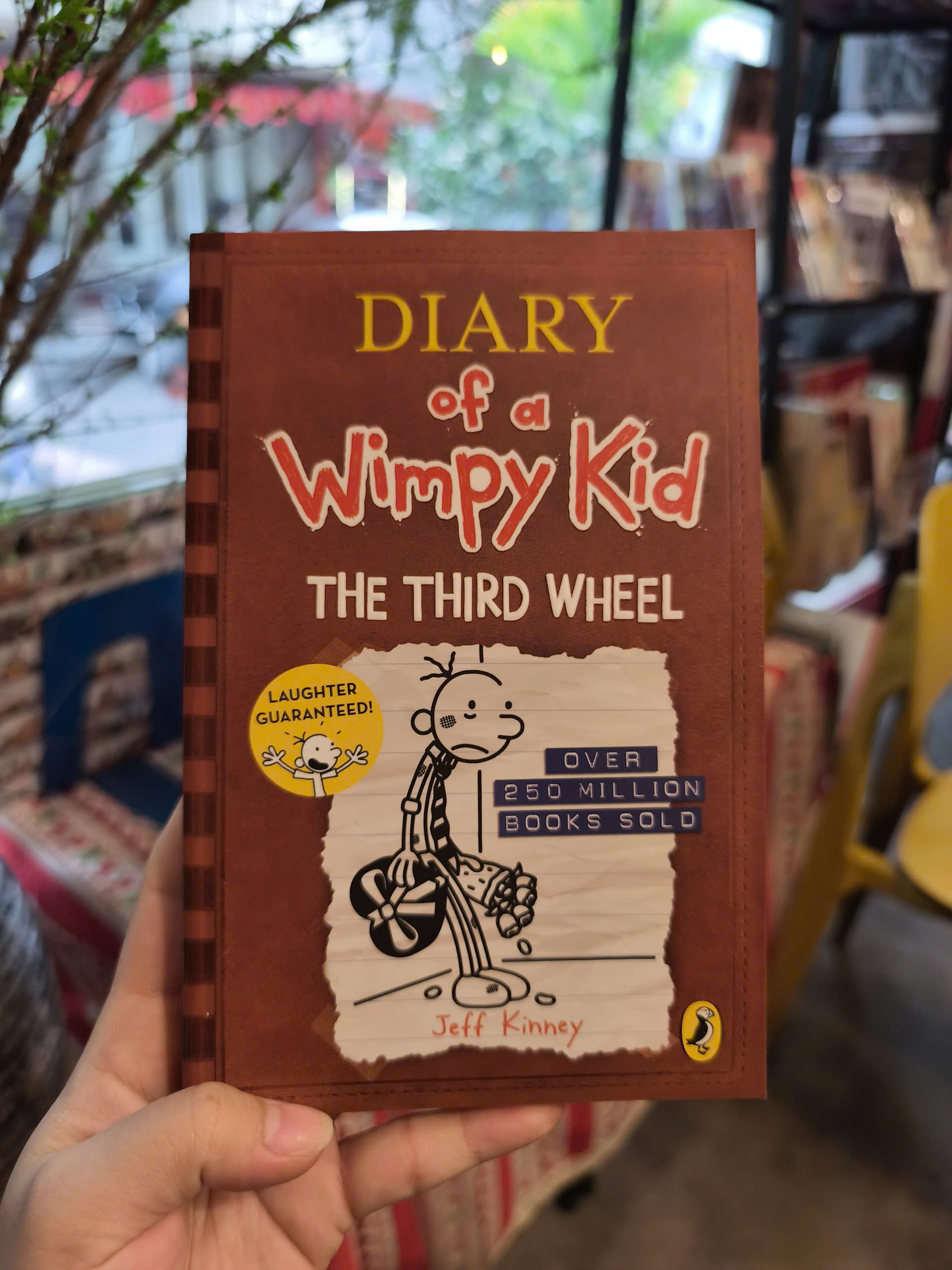 Sách - Diary of a Wimpy Kid: The Third Wheel (Book 7) by Jeff Kinney - Fiction/Humor/Childrens