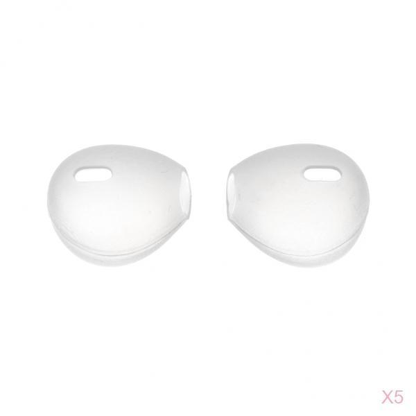 2 × Cover Silicone Earbuds In-ear Earphone Ear tips for Clear