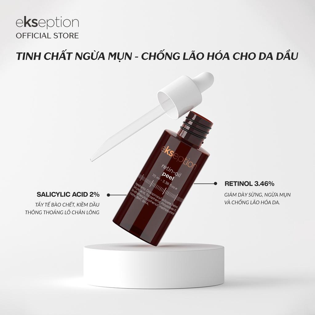 Tinh chất peel da Ekseption Retin-oil 70ml tăng sinh collagen, chống lão hóa