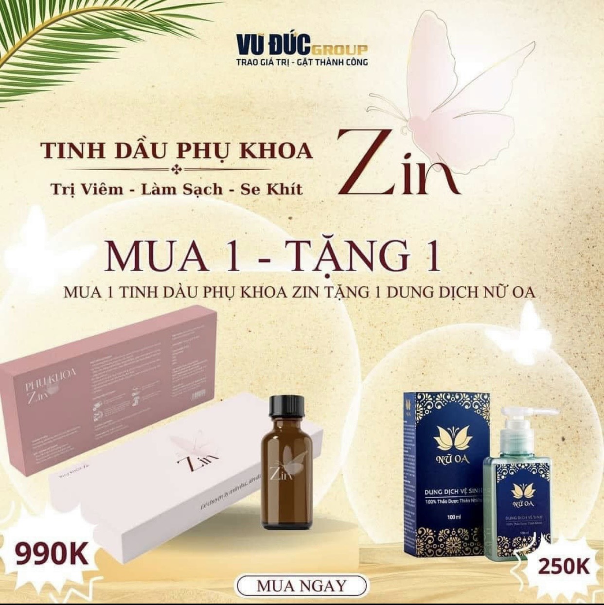 Tinh Dầu Phụ Khoa Zin.