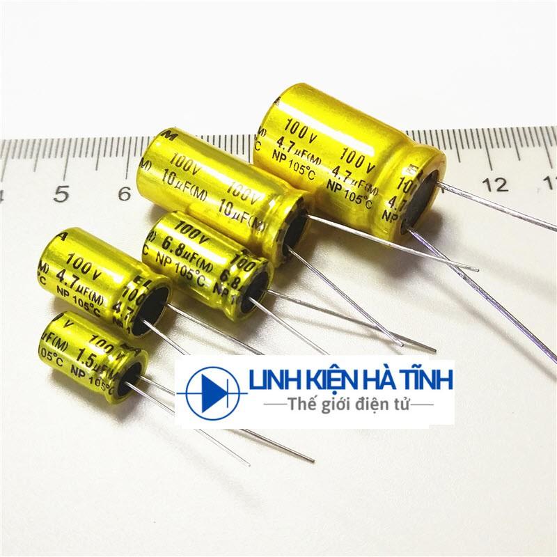 4.7UF 100V Tụ phân tần gắn loa treble Elna các loại, tụ lọc tần số cho loa treble Elna