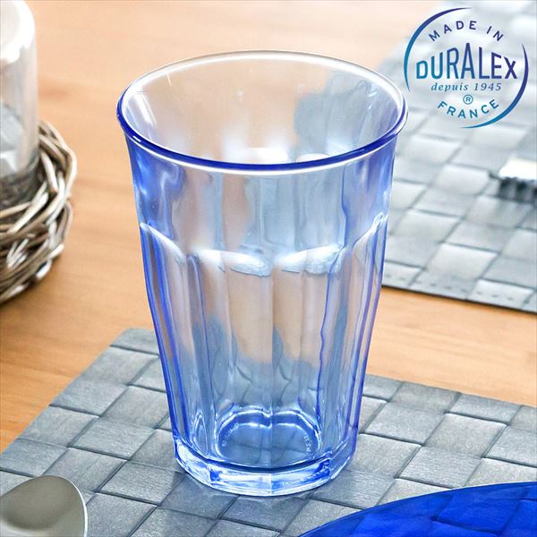 Bộ 6 ly D1029B Duralex - Picardie xanh Marine 360ml Thủy tinh cường lực cao cấp Pháp