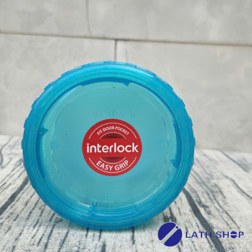 Hộp Nhựa Interlock Lock&amp;Lock Nắp Vặn INL302B - 1L - Hàng Chính Hãng
