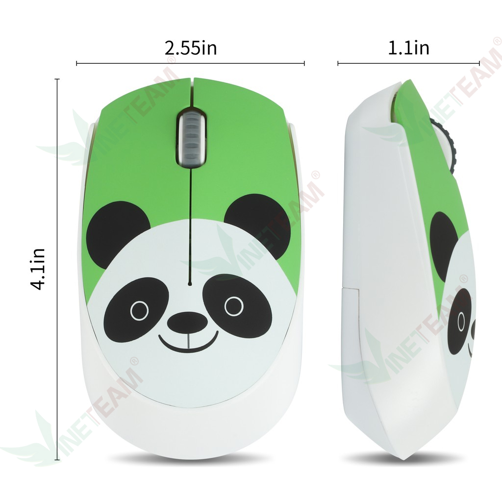 Chuột Không Dây VINETTEAM Hình Thú Dễ Thương Cute Cho Máy Tính Xách Tay Laptop PC Phù Hợp Văn Phòng Dạy- Hàng Chính Hãng - Con Hổ, Con Hổ