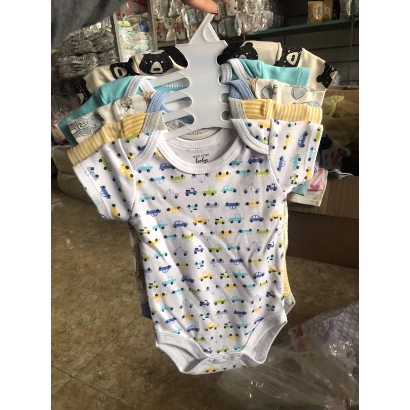 Body suit - Body chip cộc tay chuẩn BELITI cho bé trai bé gái từ 3-11kg